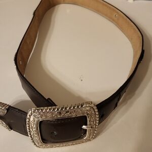 Two Small belts , Brighton Small Leather  second Small man made belt